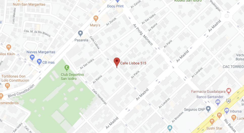 Enroque Seguros - Mapa